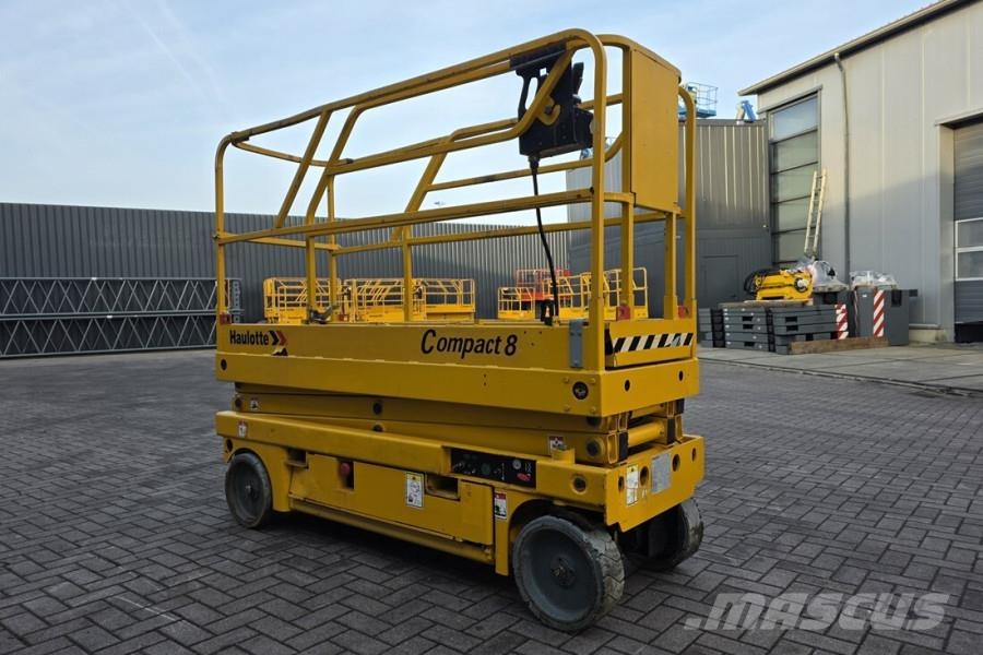 Haulotte Compact 8 Electric, 8.2m Working Height, 350kg Cap Plataformas tijera