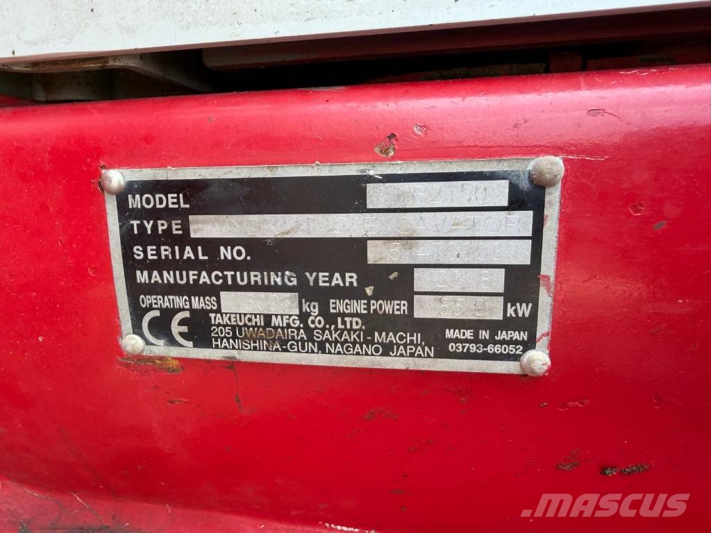 Takeuchi TB 2150 POWERTILT Rupsgraafmachines