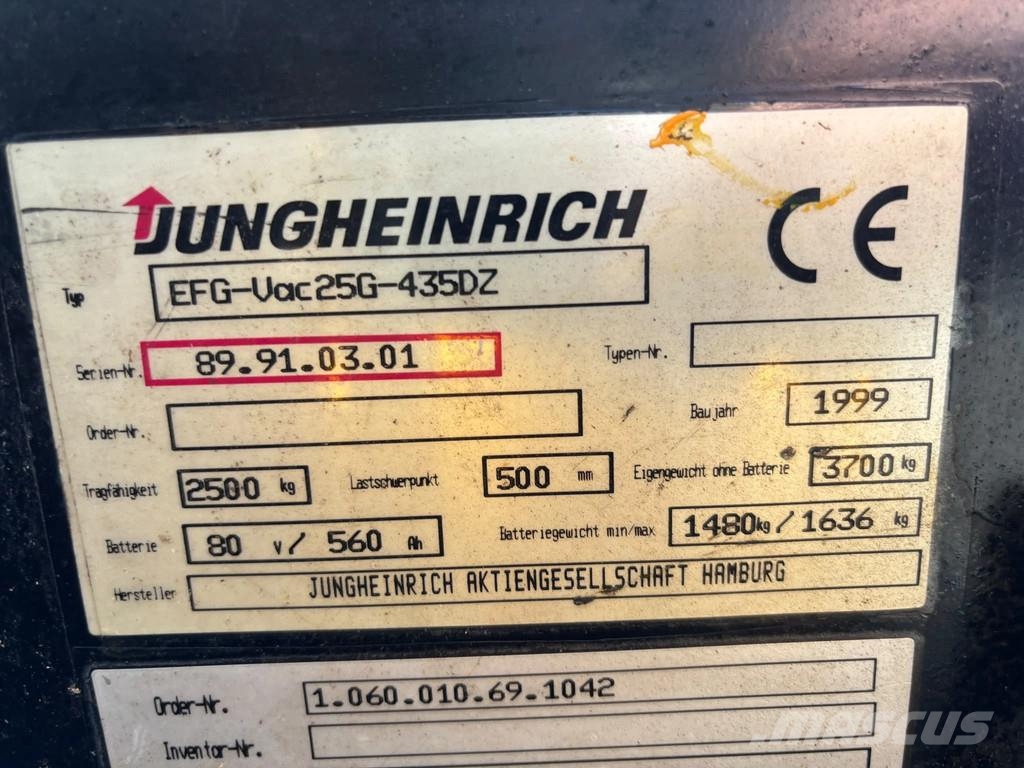 Jungheinrich EFG 425 Heftruck Chariots élévateurs électriques