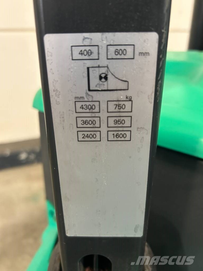 Mitsubishi SBP 16 N3S Käyden ajettavat pinoamistrukit