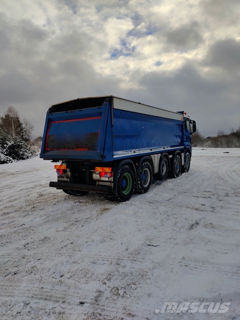 MAN TGS 49.480 10x8 aluminum roof شاحنات قلابة