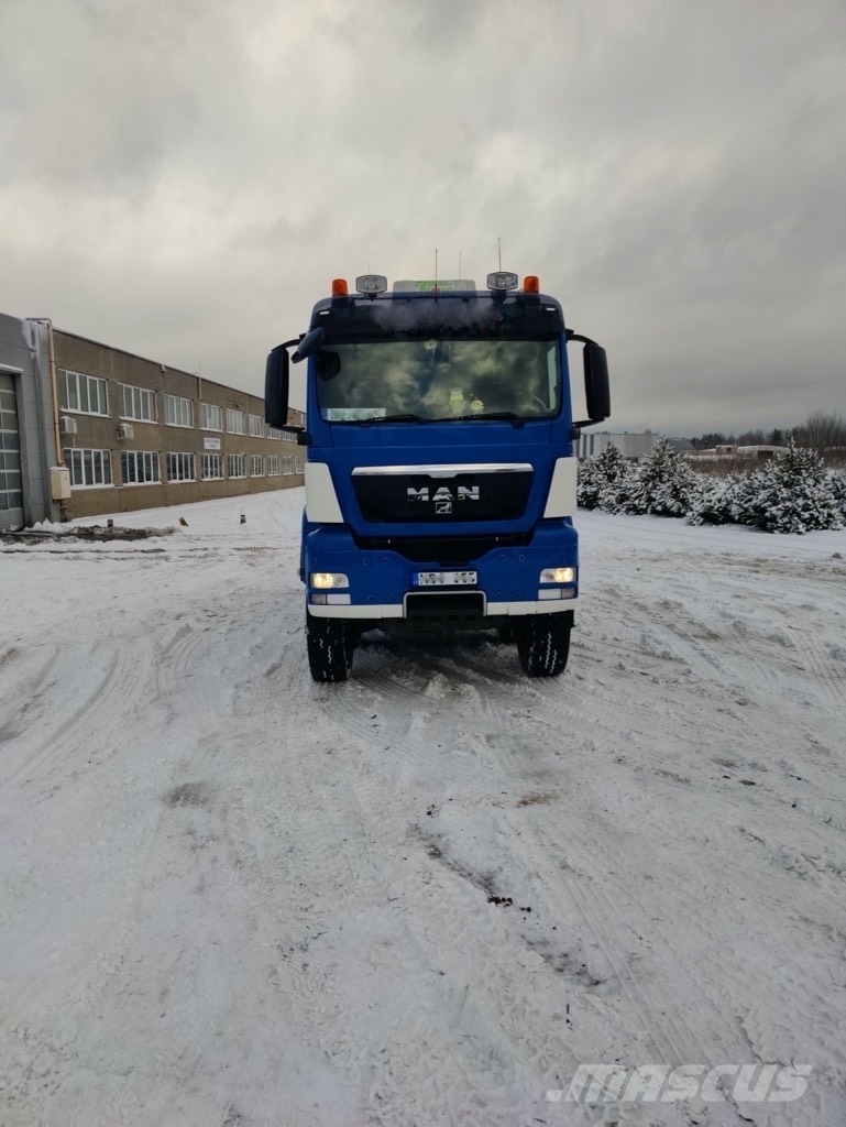 MAN TGS 49.480 10x8 aluminum roof شاحنات قلابة