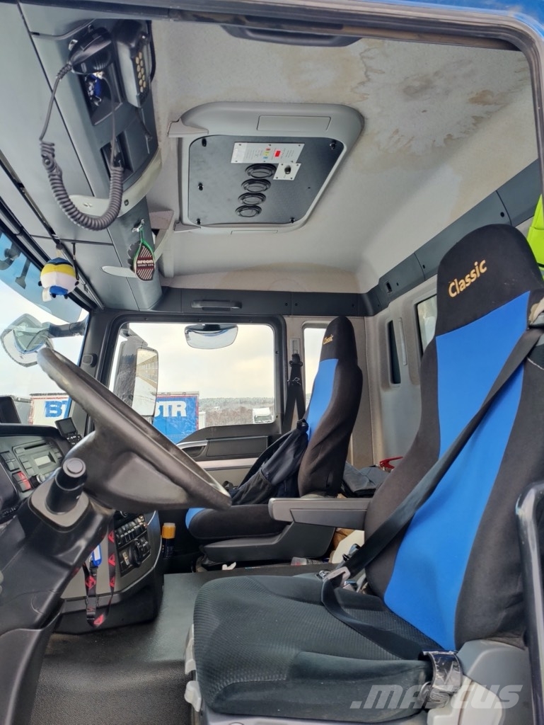MAN TGS 49.480 10x8 aluminum roof شاحنات قلابة