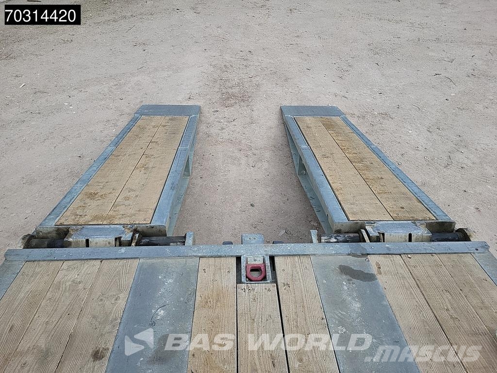 Müller Mitteltal TS 3 PROFI 30,0 Steering Axle Ramps نصف مقطورة مسطحة منخفضة