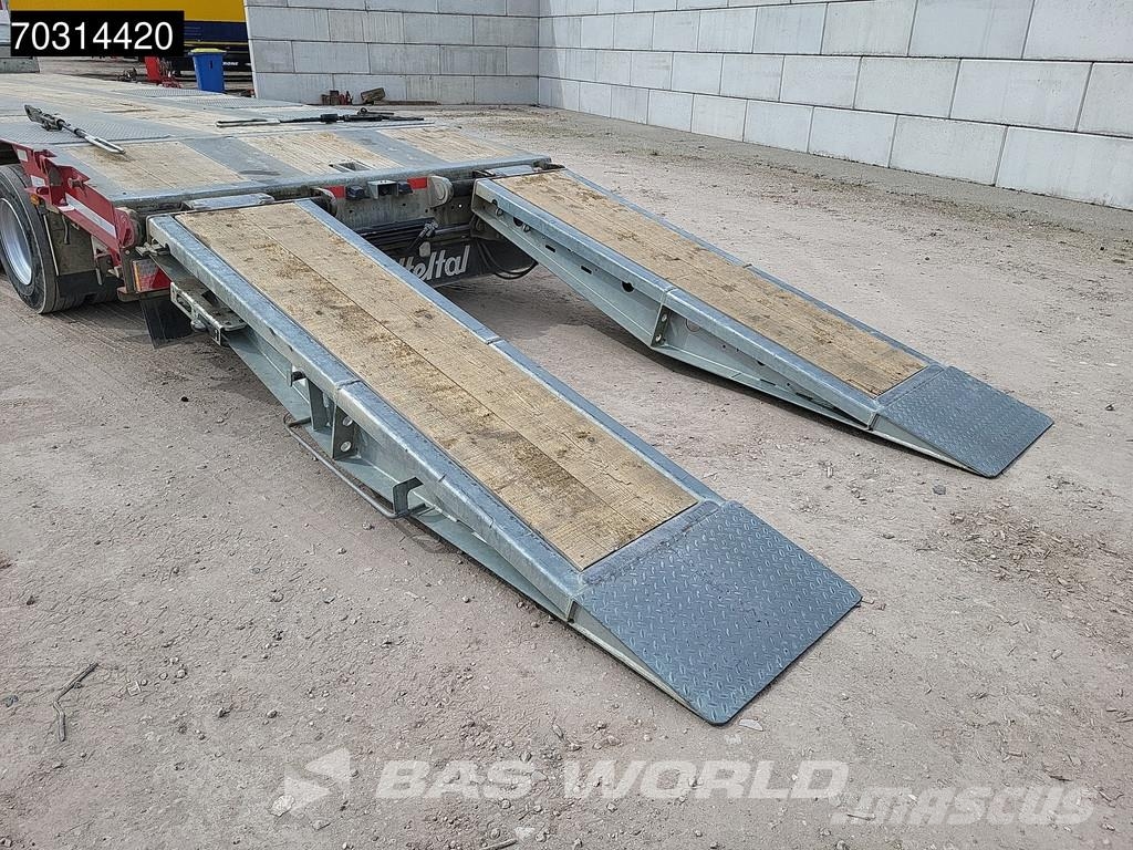 Müller Mitteltal TS 3 PROFI 30,0 Steering Axle Ramps نصف مقطورة مسطحة منخفضة
