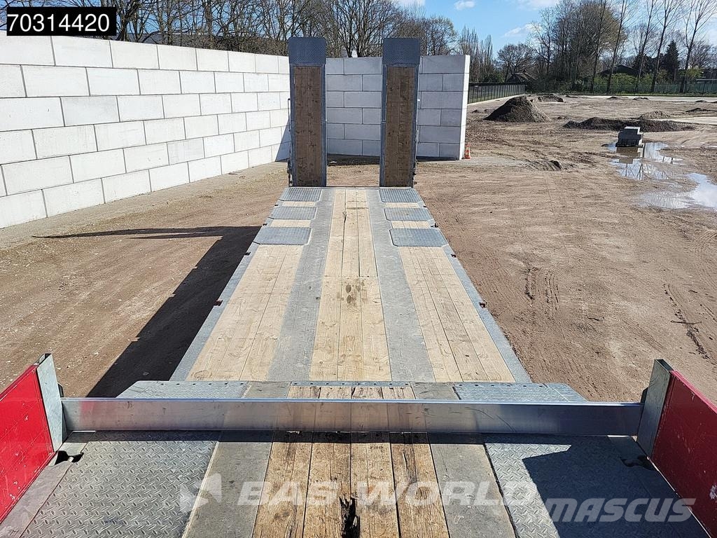 Müller Mitteltal TS 3 PROFI 30,0 Steering Axle Ramps نصف مقطورة مسطحة منخفضة