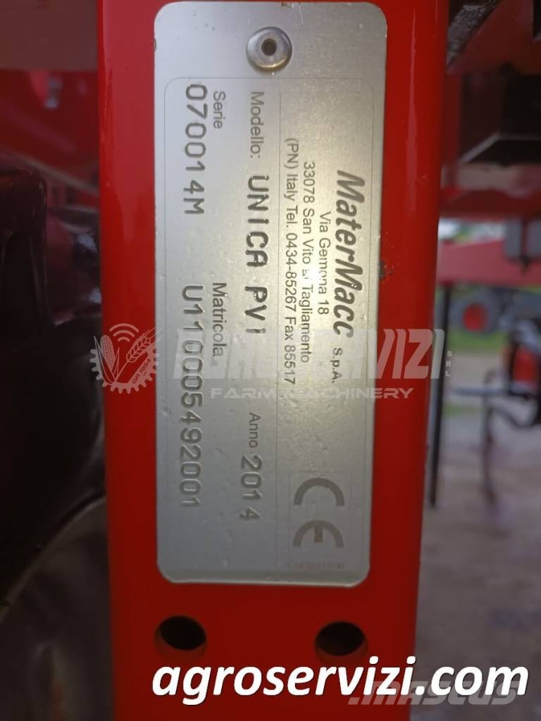 MaterMacc UNICA PVI 6F 75 CM حراثات صفوف المحاصيل