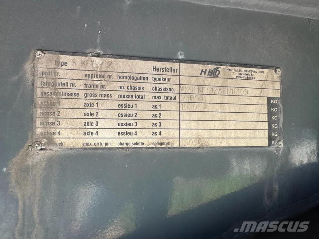 HRD SKFG BPW AXLE + CARRIER VECTOR 1850MT Semirremolques de temperatura controlada