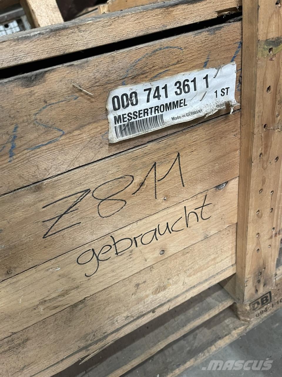 CLAAS Häckslerwelle 00 0741 361 1 gebraucht Akcesoria do kombajnów zbożowych