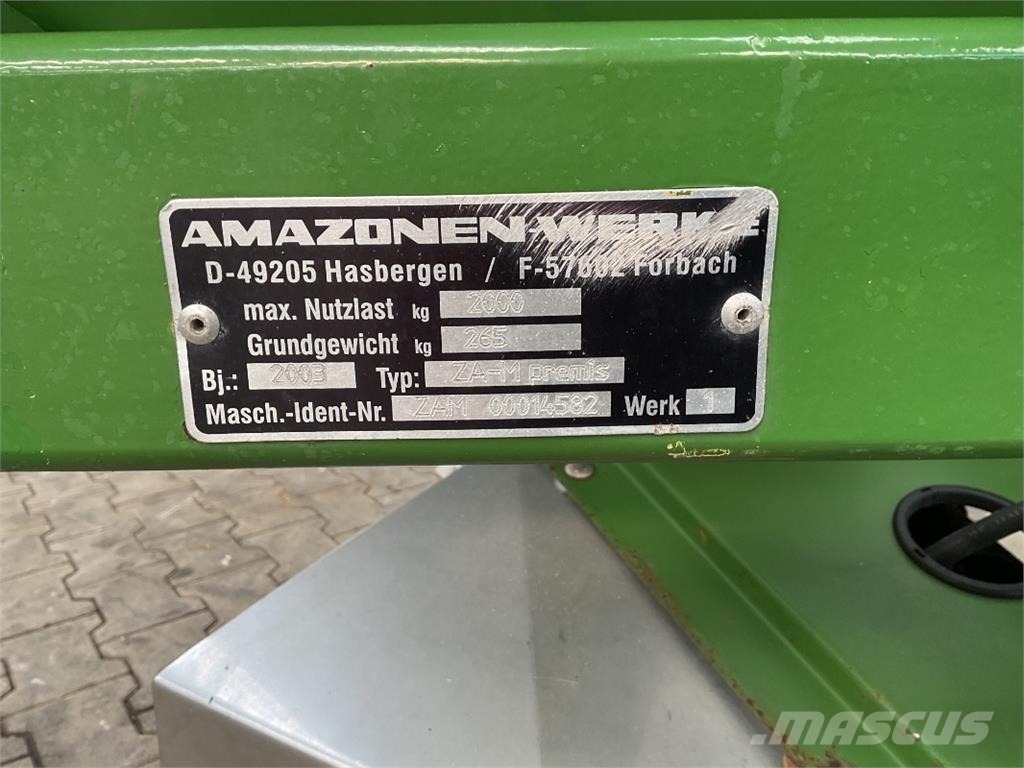 Amazone ZA-M premis Διαστρωτήρες ανοργάνων