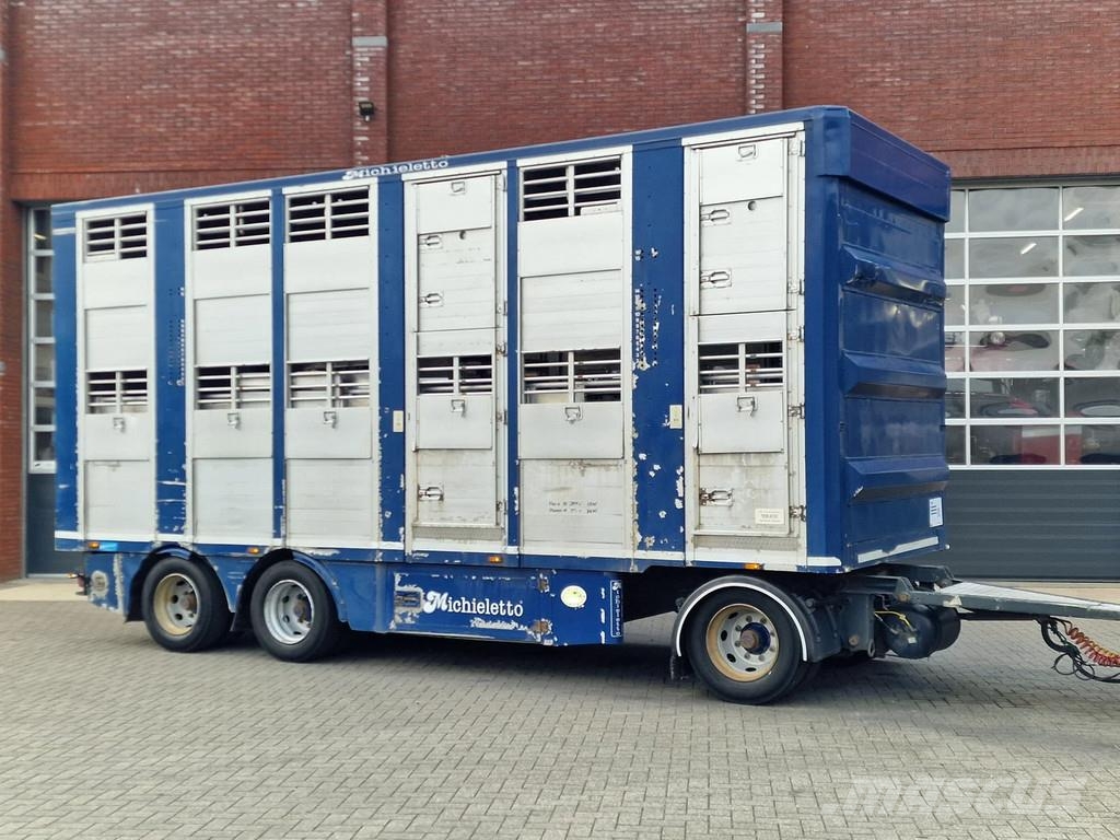 Volvo FH 13.420 6x2 - 1 deck livestock + 2 deck Michiele Tovornjaki za prevoz živine