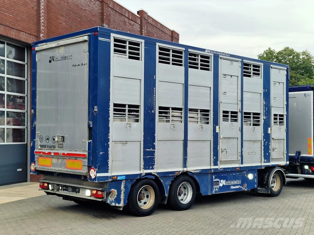 Volvo FH 13.420 6x2 - 1 deck livestock + 2 deck Michiele Tovornjaki za prevoz živine