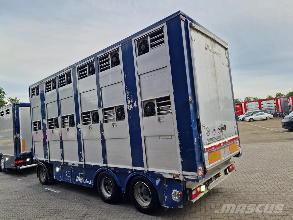 Volvo FH 13.420 6x2 - 1 deck livestock + 2 deck Michiele Tovornjaki za prevoz živine