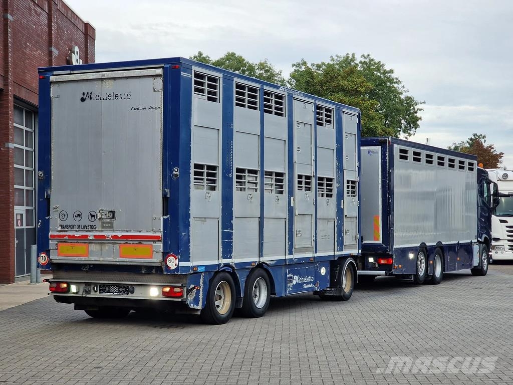 Volvo FH 13.420 6x2 - 1 deck livestock + 2 deck Michiele Tovornjaki za prevoz živine