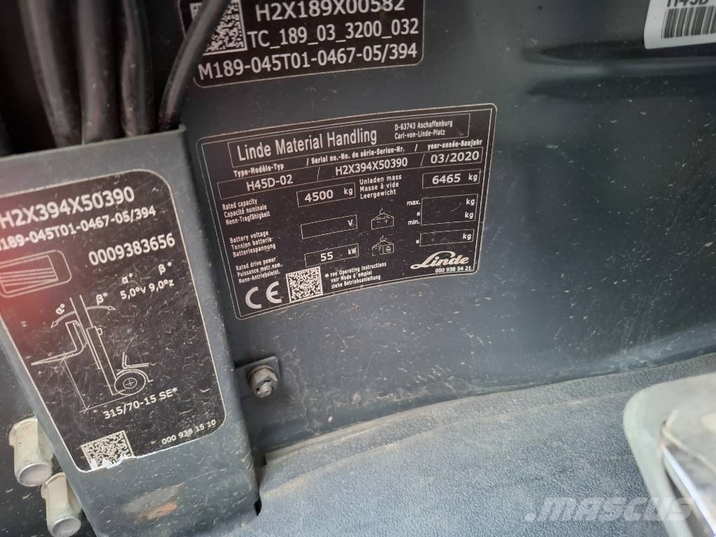 Linde H45D-02 Dieseltrukit