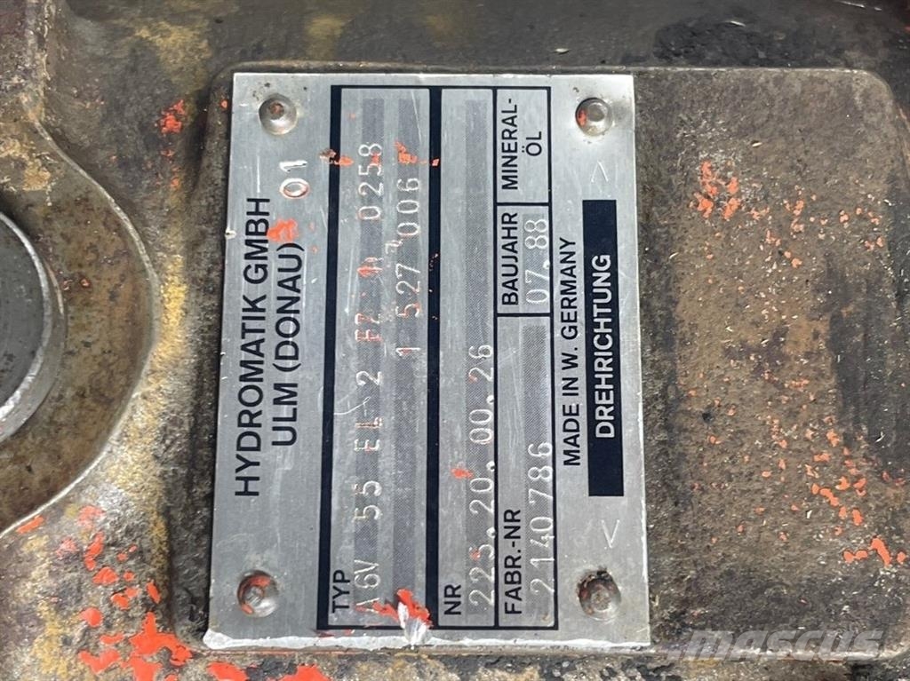 O&K L5-Hydromatik A6V55-Drive motor/Fahrmotor/Rijmotor Hidráulica
