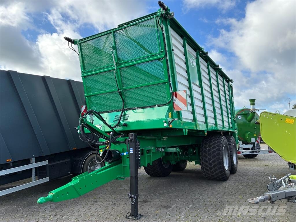 Tebbe ST 450 Tandem Silotrailer Manuseio e colocação de equipamentos
