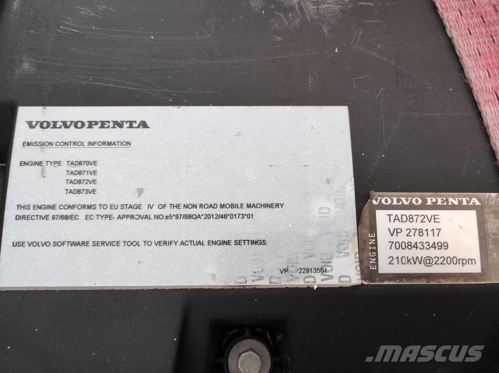 Volvo PENTA TAD872VE / TAD873VE 22625483 INDUSTRIAL ENGI 引擎/發動機