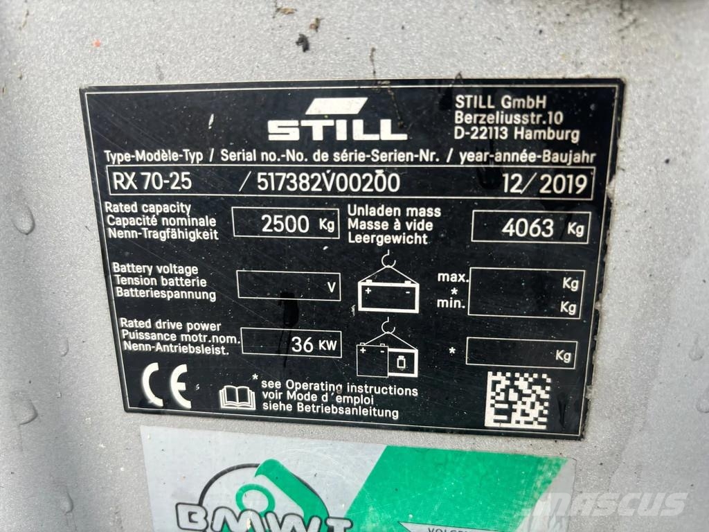 Still RX70-25 Heftruck Diesel Diiseltõstukid