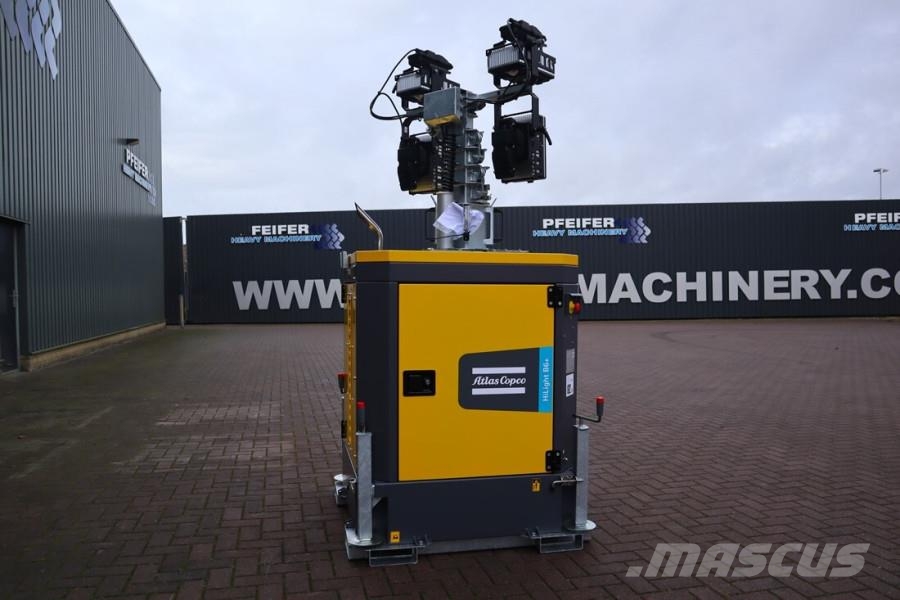 Atlas Copco Hilight B6+ KD Valid inspection, Max Boom Height 8 Torres de iluminación