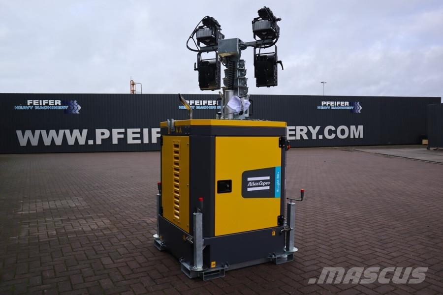 Atlas Copco Hilight B6+ KD Valid inspection, Max Boom Height 8 Torres de iluminación