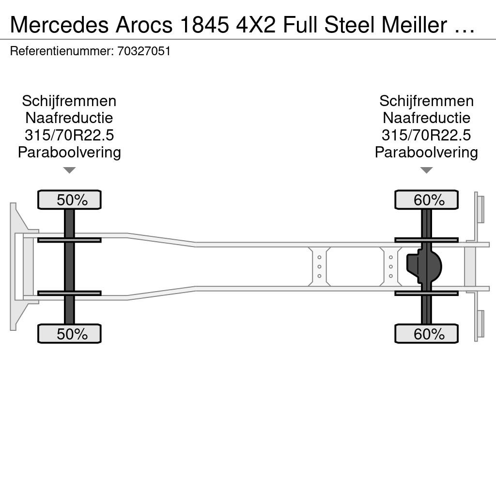 Mercedes-Benz Arocs 1845 4X2 Full Steel Meiller Skip Loader Big- Komunalni tovornjaki