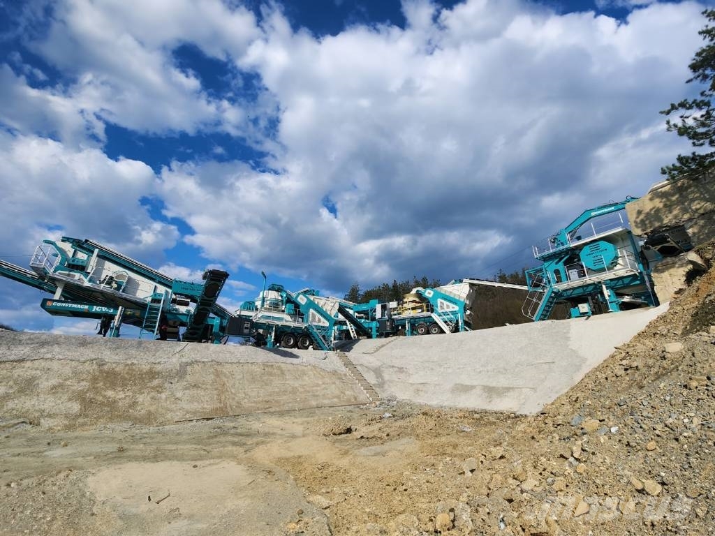 Constmach 250-300 TPH Mobile Cone Crusher Plant (JAW & VSI) Concasoare mobile