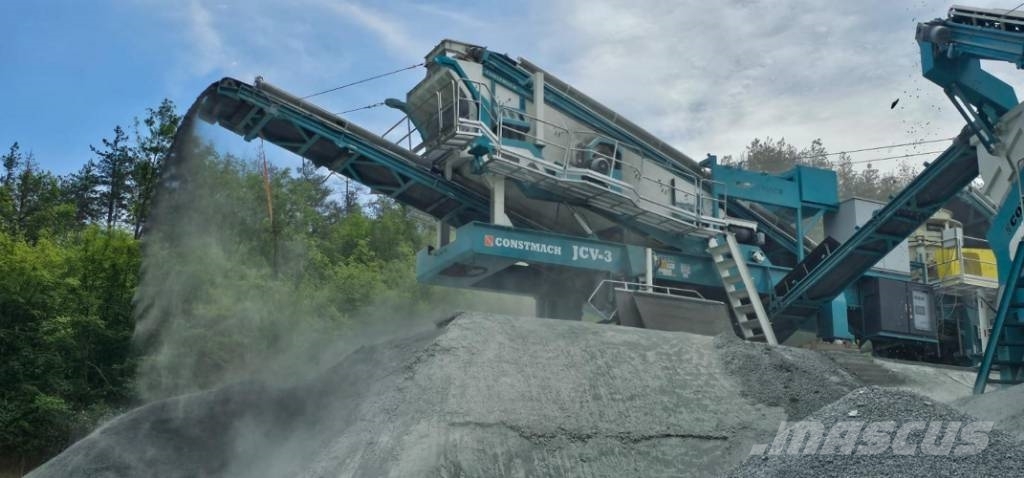 Constmach 250-300 TPH Mobile Cone Crusher Plant (JAW & VSI) Concasoare mobile