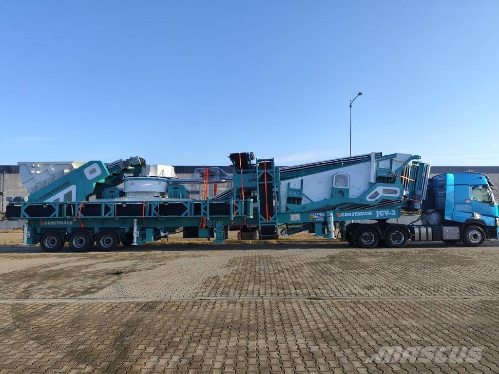 Constmach 250-300 TPH Mobile Cone Crusher Plant (JAW & VSI) Concasoare mobile