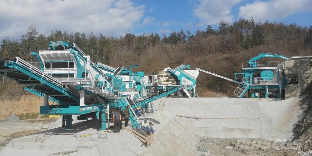 Constmach 250-300 TPH Mobile Cone Crusher Plant (JAW & VSI) Concasoare mobile