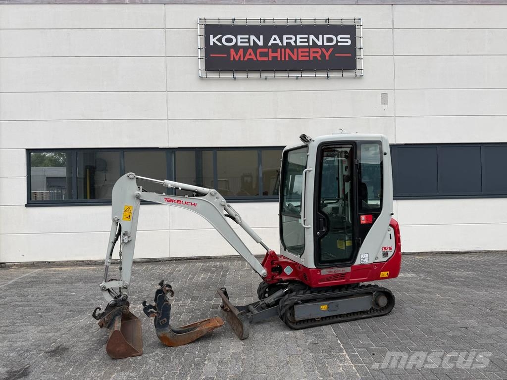 Takeuchi TB 216 Minigraver Lease mogelijk! Mini bagri <7t