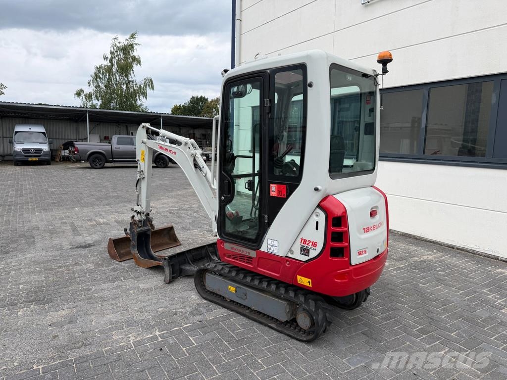 Takeuchi TB 216 Minigraver Lease mogelijk! Mini bagri <7t