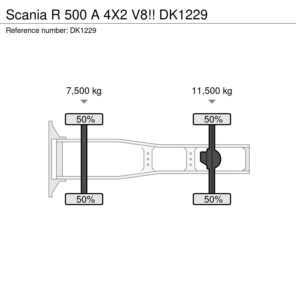 Scania R 500 A 4X2 V8!! Cabezas tractoras