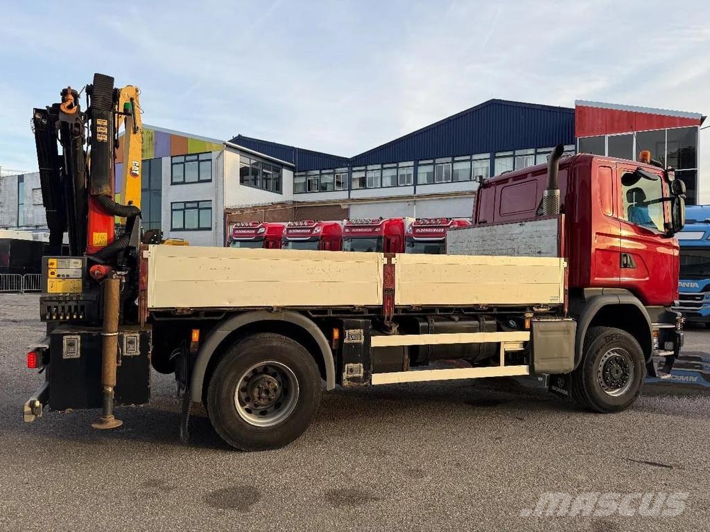 Scania G370 4X4 EURO 6 - PALFINGER PK9002 EH + REMOTE CON 덤프 트럭