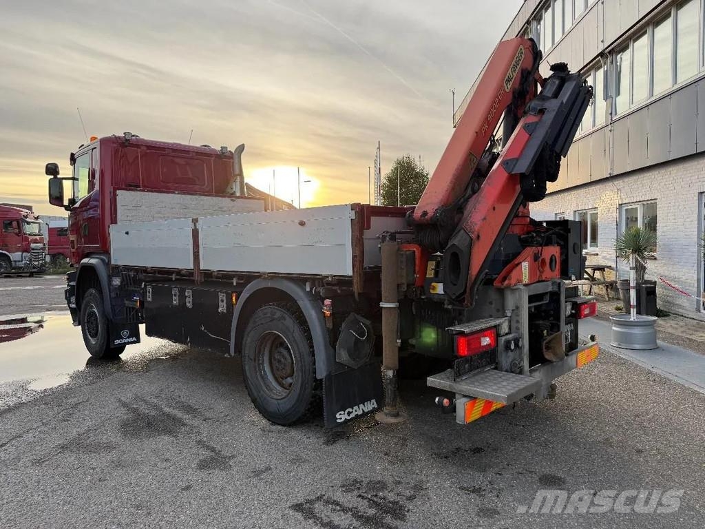 Scania G370 4X4 EURO 6 - PALFINGER PK9002 EH + REMOTE CON 덤프 트럭