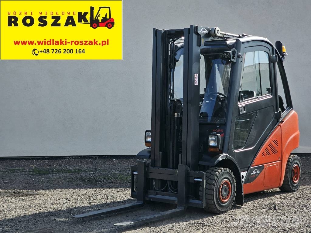 Linde H25T-02 Triplex Gāzes autoiekrāvēji (LPG)