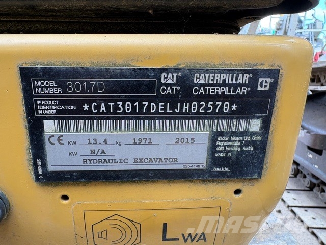 CAT 301.7 D Mini kotrók < 7t
