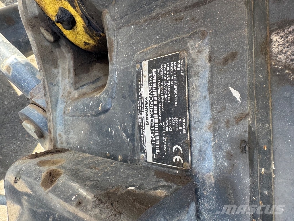 Yanmar VIO50 (11951) حفارات صغيرة أقل من 7 طن (حفارات صغيرة)