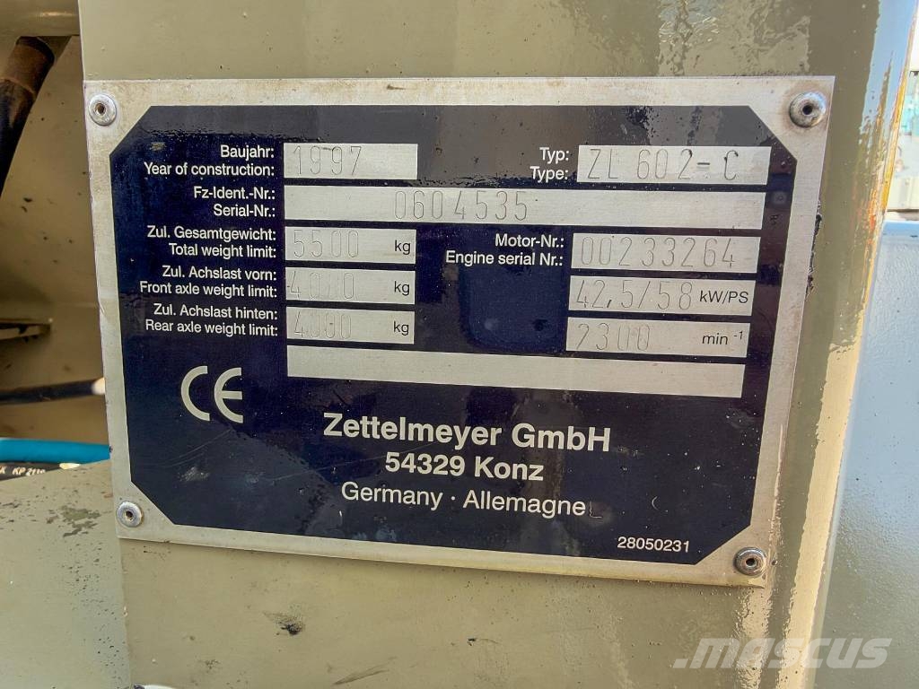 Zettelmeyer ZL602C Radlader