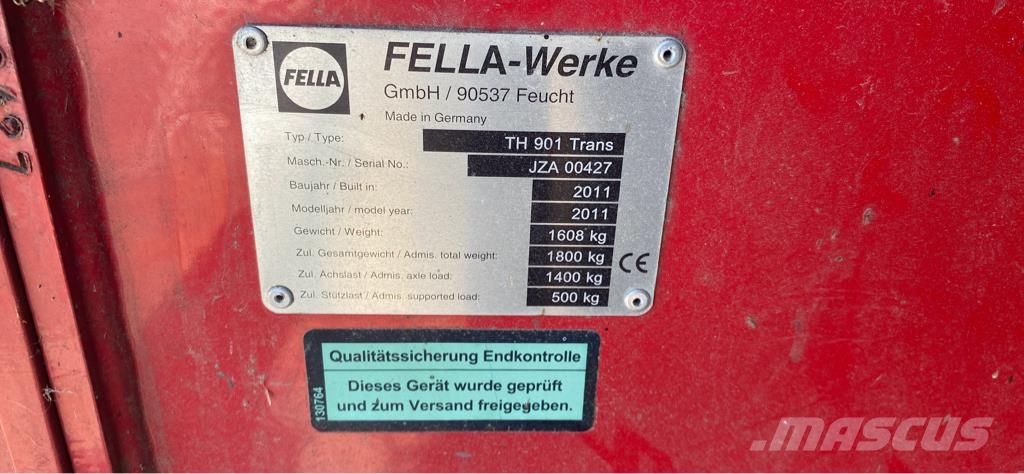Fella TH901 TRANS Vändare och luftare