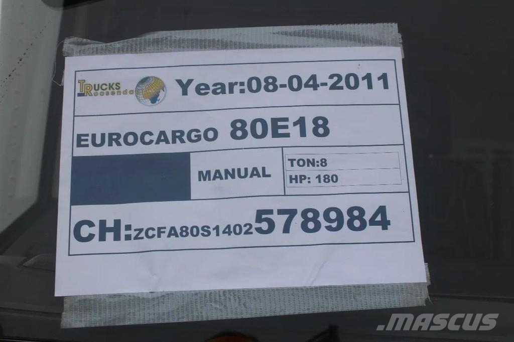 Iveco Eurocargo 80E18 + MANUAL + EURO 5 + 3 SEATS Каросерии