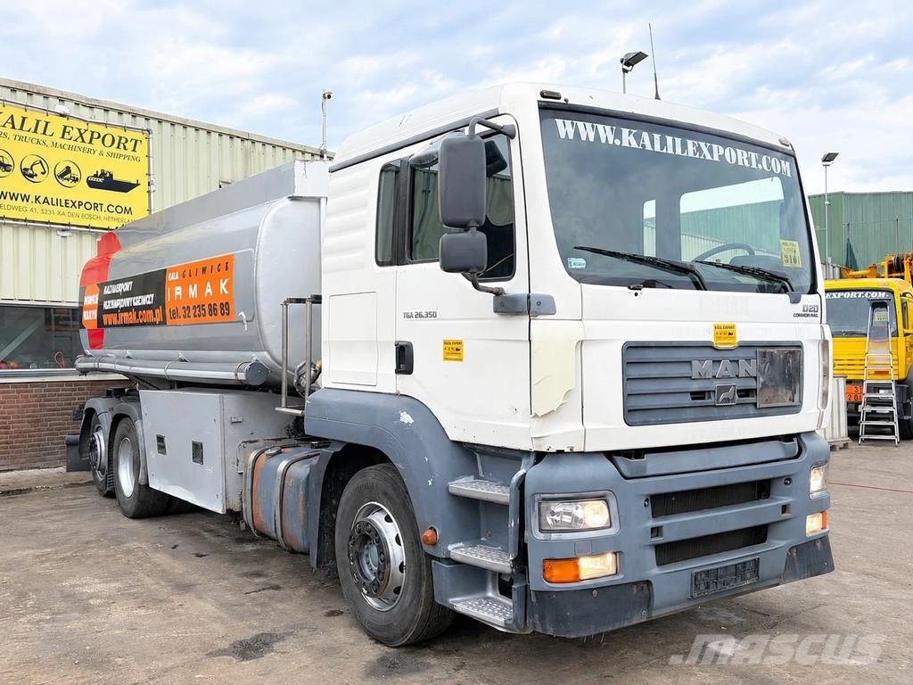 MAN TGA 26.350 Fuel Tank Truck 6x2 20.060 Liters 3 Com Tankwagen