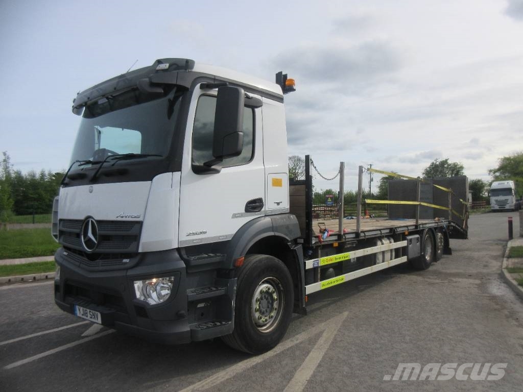 Mercedes-Benz Antos 2535 L Beavertail Flatbed / winch trucks