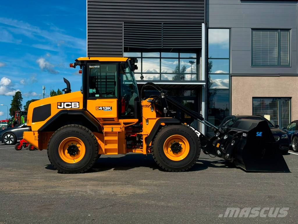 JCB 413 S / 50km/h! / Aurasähköt / Peruutuskamera / Cargadoras sobre ruedas