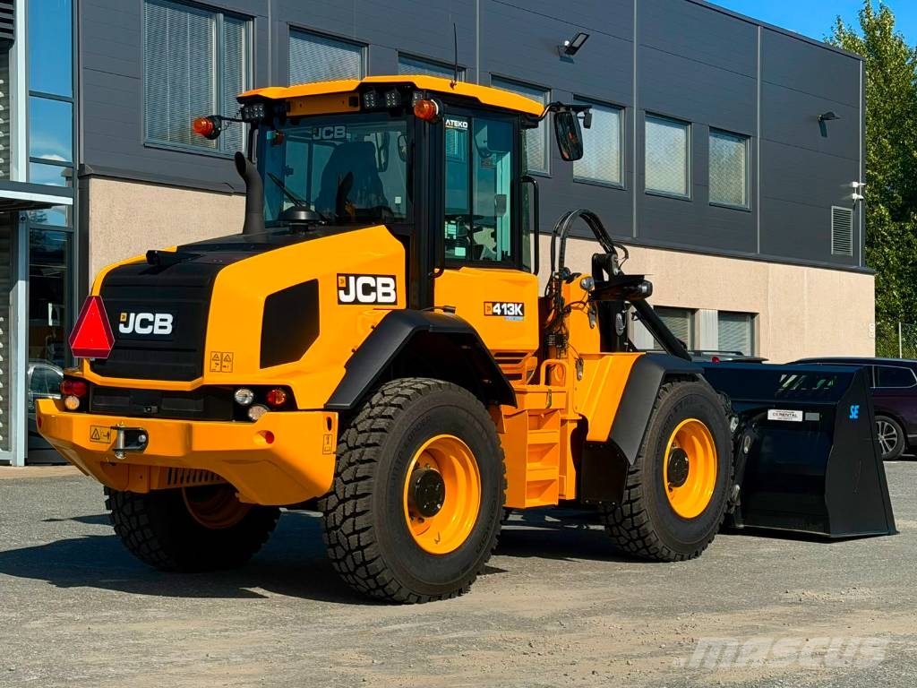 JCB 413 S / 50km/h! / Aurasähköt / Peruutuskamera / Cargadoras sobre ruedas