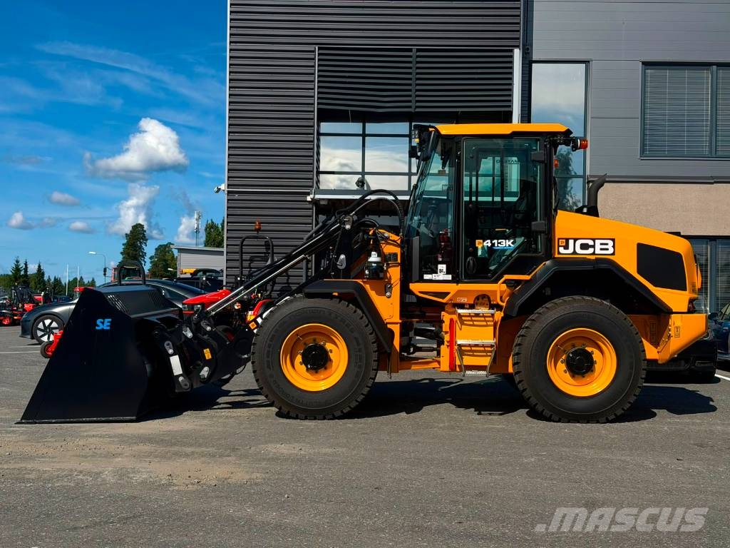 JCB 413 S / 50km/h! / Aurasähköt / Peruutuskamera / Cargadoras sobre ruedas