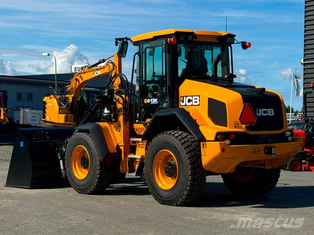 JCB 413 S / 50km/h! / Aurasähköt / Peruutuskamera / Cargadoras sobre ruedas