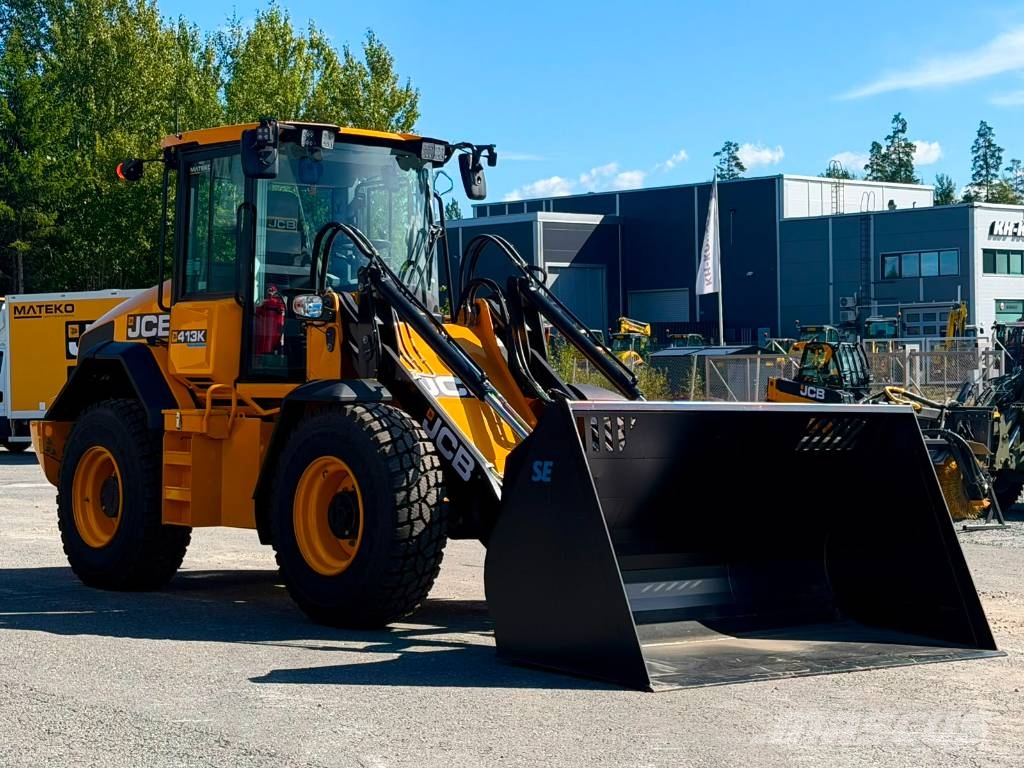 JCB 413 S / 50km/h! / Aurasähköt / Peruutuskamera / Cargadoras sobre ruedas