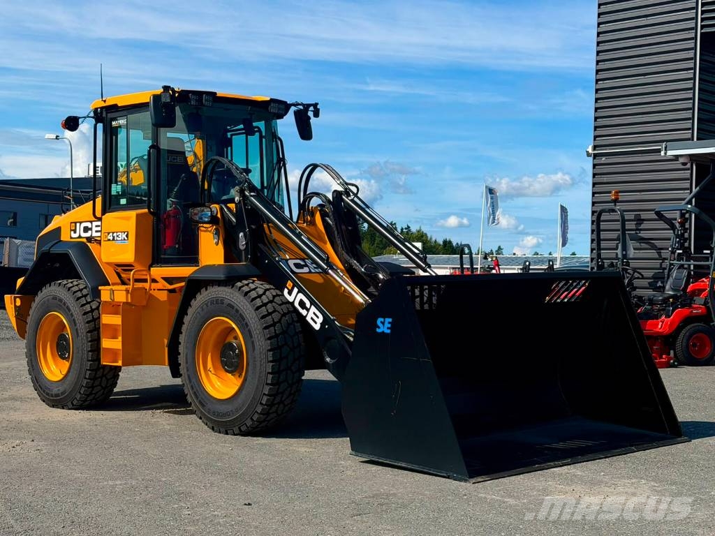 JCB 413 S / 50km/h! / Aurasähköt / Peruutuskamera / Cargadoras sobre ruedas