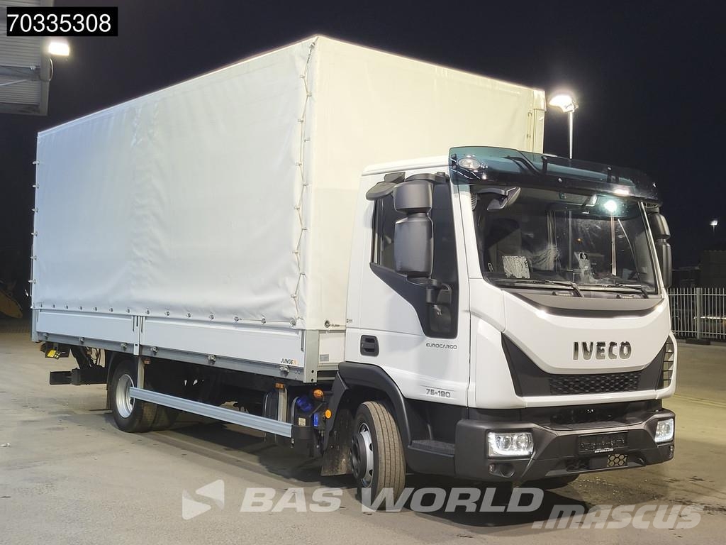 Iveco Eurocargo 75E190 4X2 8tonner 1000kg Tailgate Autom Kofferaufbau